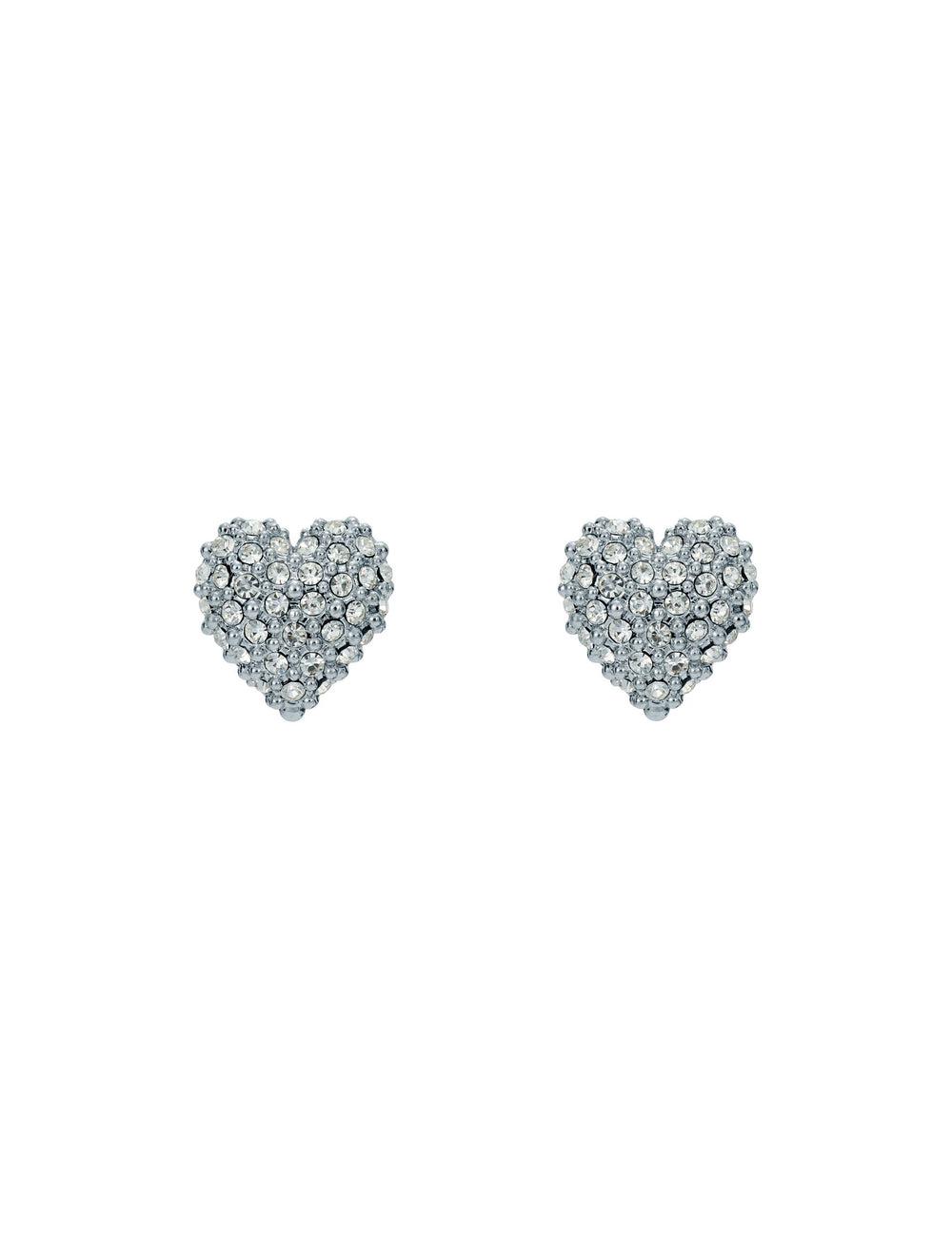 Aretes Ted Baker ADORAA - Crystal Heart Stud Mujer Plateadas | RDTW-32649