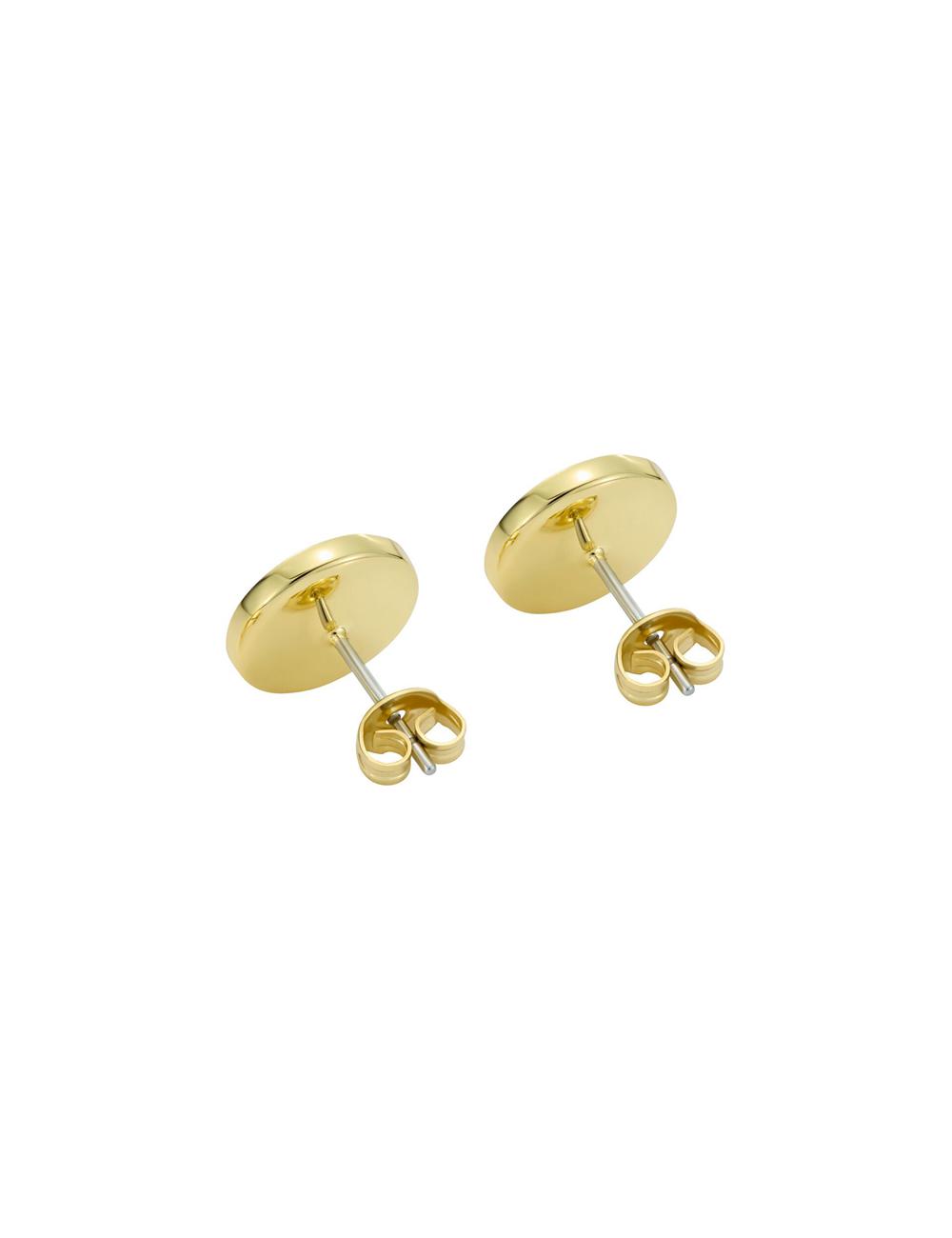 Aretes Ted Baker MONLIA - Monogram Logo Stud Mujer Doradas | QMLO-12875