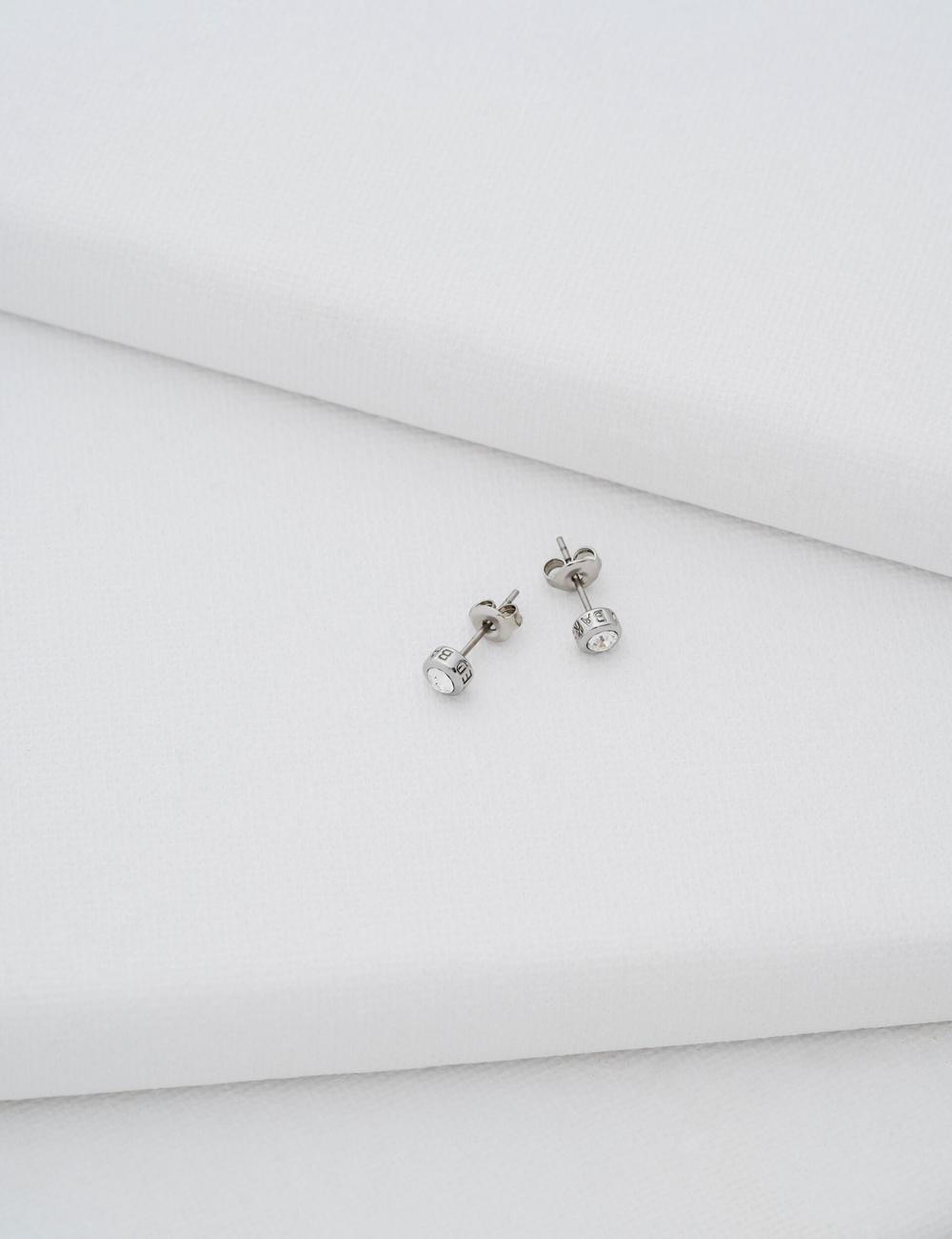 Aretes Ted Baker SINEE - Mini Crystal Stud Mujer Plateadas | THBV-41657