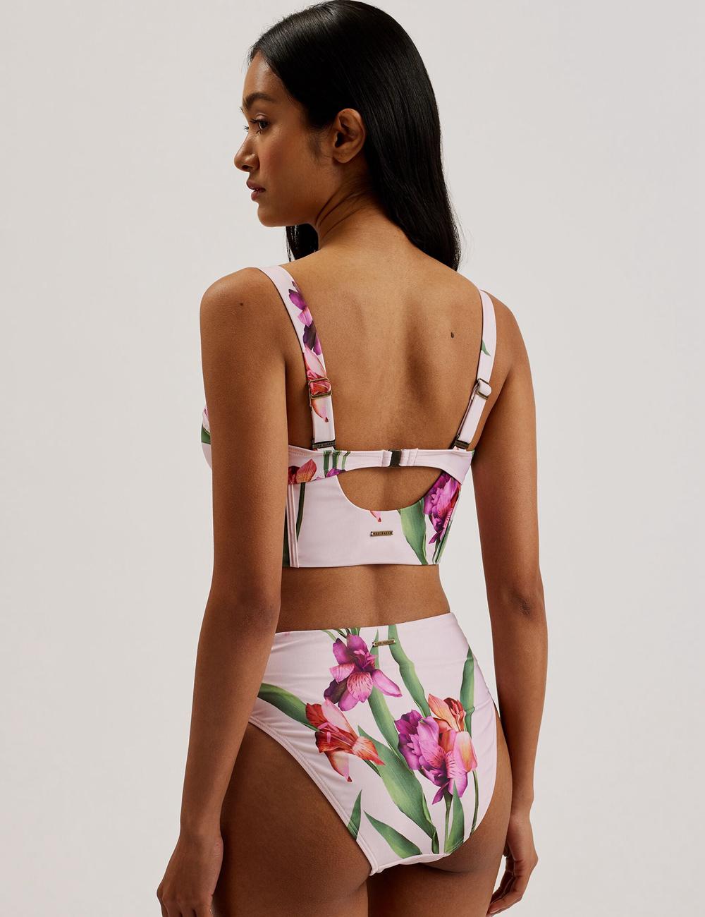Bikinis Ted Baker AVELEA - Floral Print High Waisted Mujer Rosas | CKWA-32950