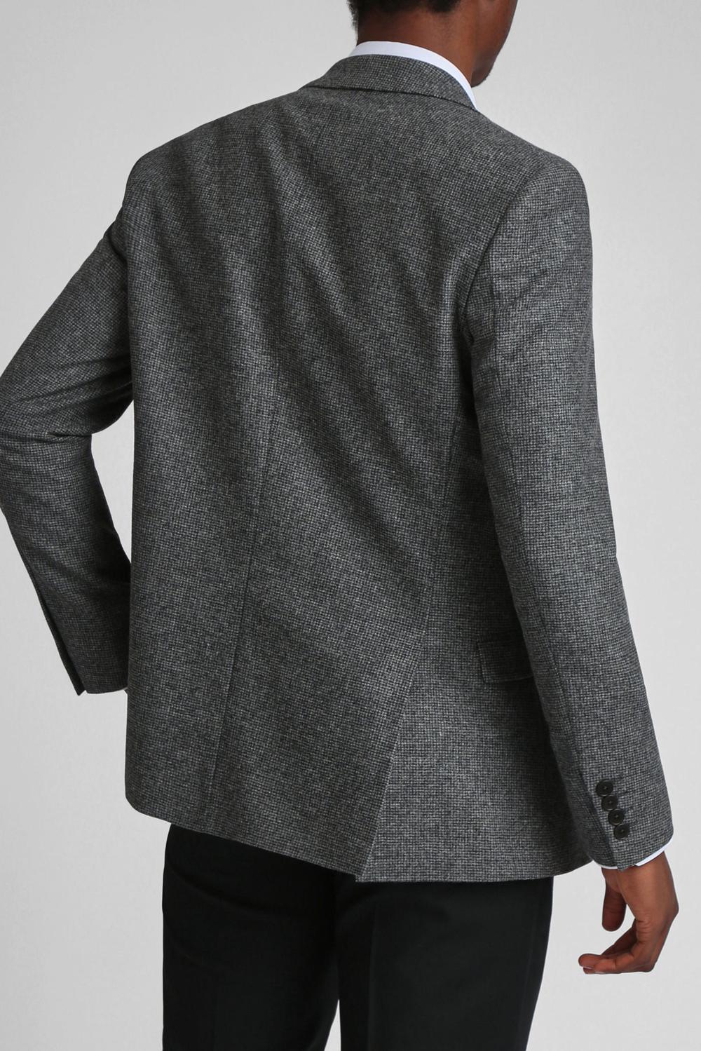 Blazers Ted Baker ASOJS - Puppytooth Check Slim Fit Hombre Charcoal | TEGM-57189
