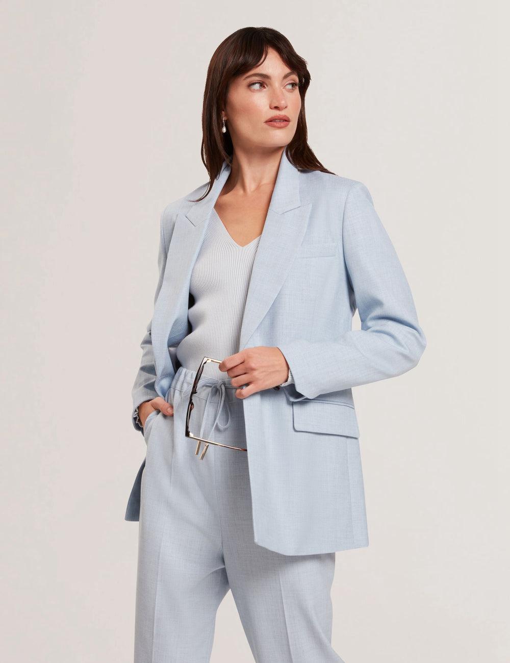 Blazers Ted Baker CARNI - Relaxed Tailored Single Breasted Mujer Azules | JSXV-81253