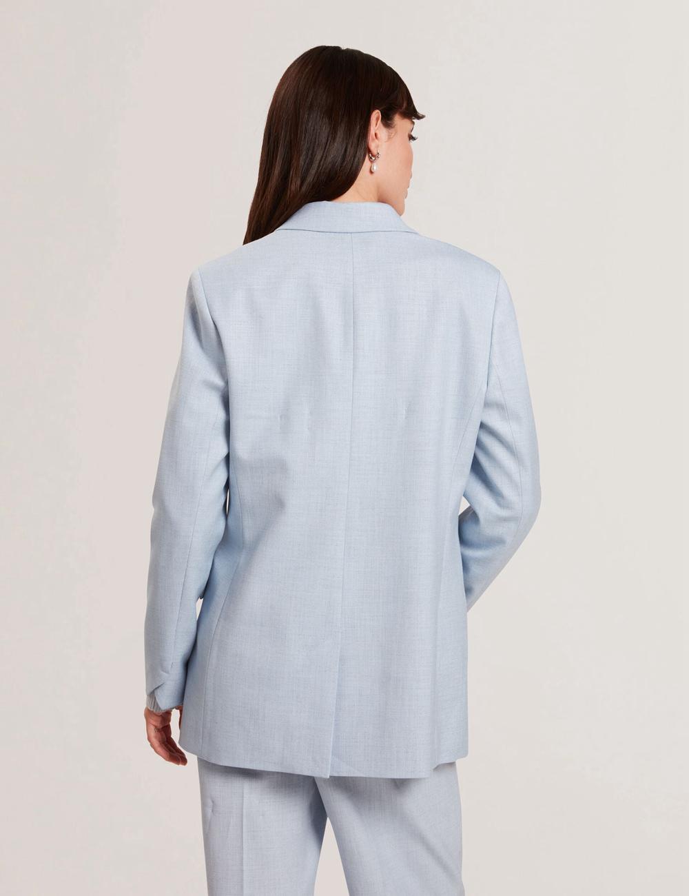 Blazers Ted Baker CARNI - Relaxed Tailored Single Breasted Mujer Azules | JSXV-81253