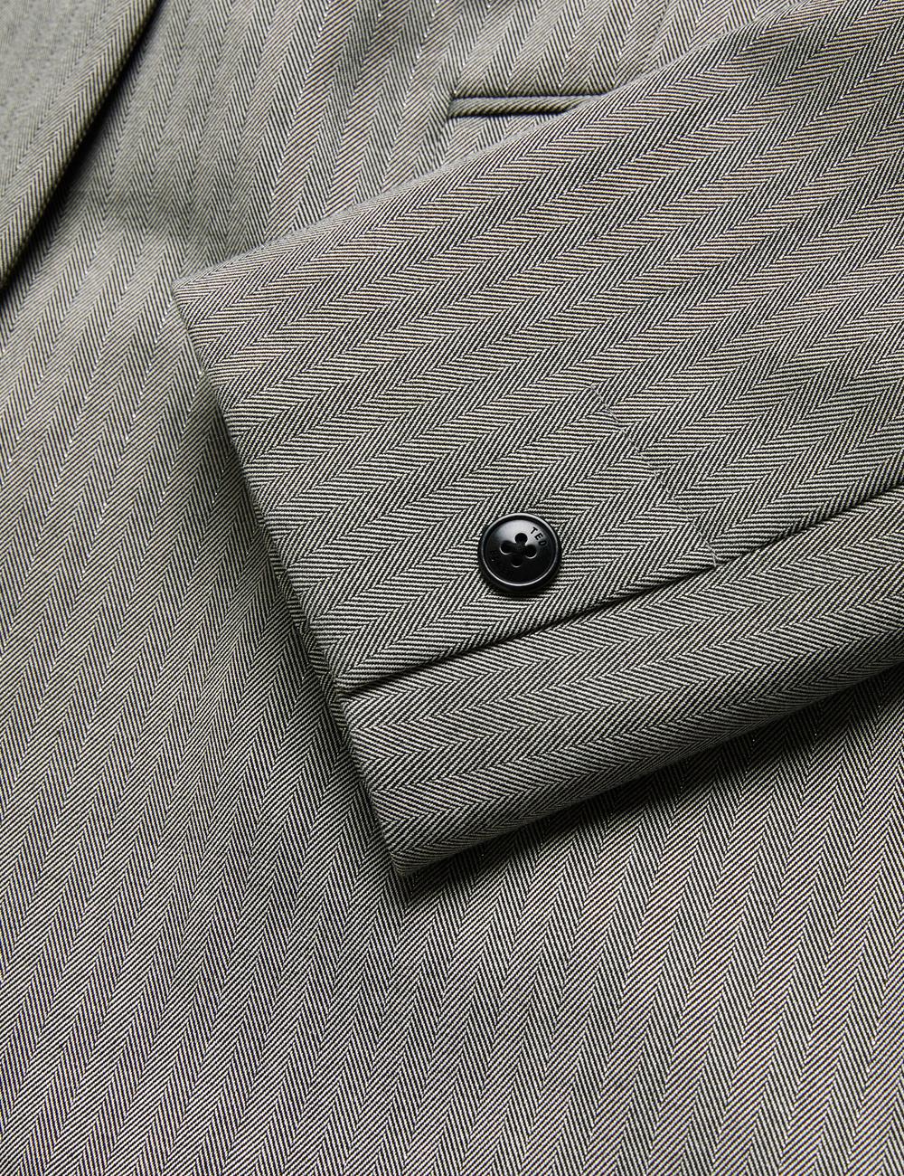 Blazers Ted Baker KOA - Oversized Herringbone Single Breasted Mujer Gris | CHJM-98542