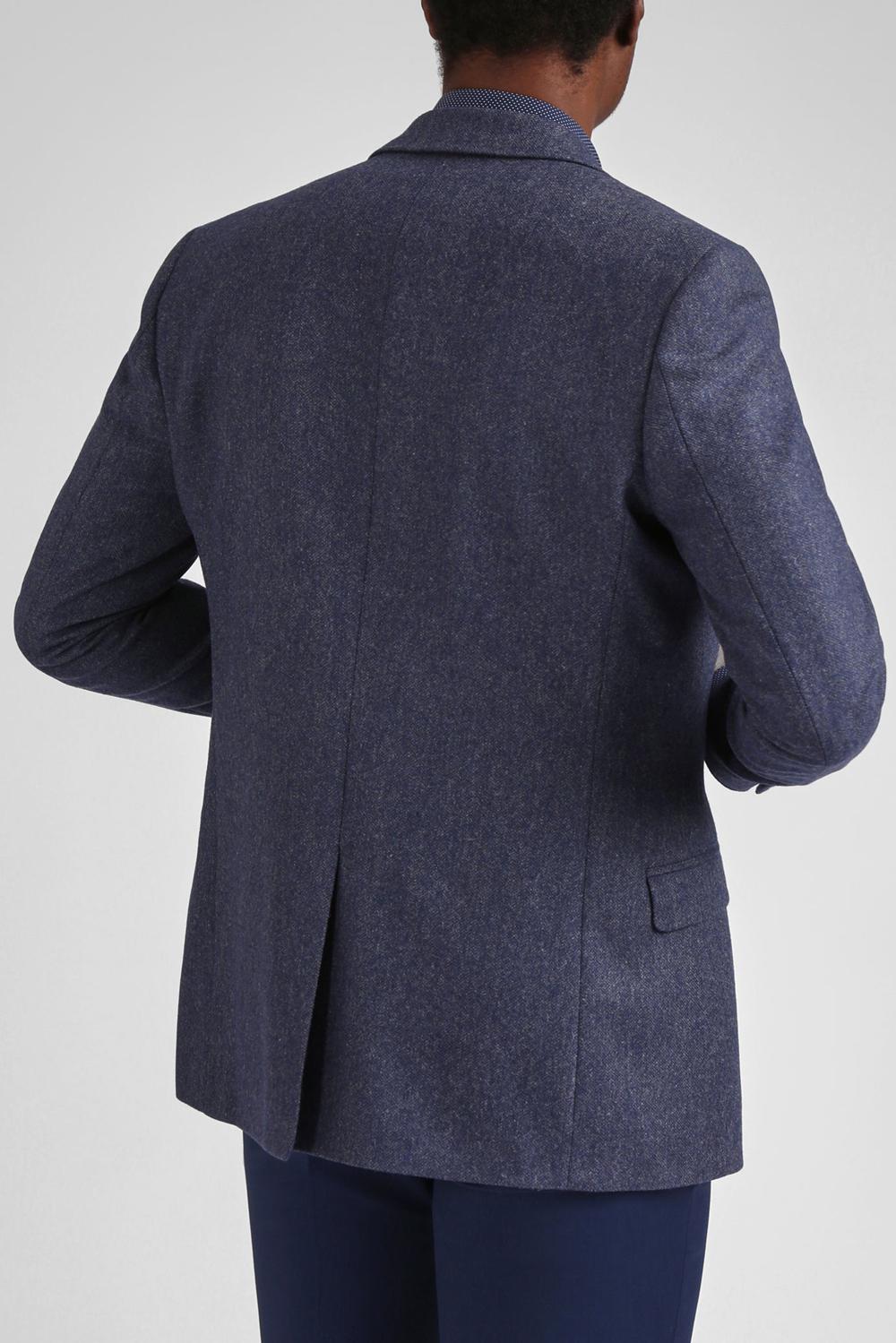Blazers Ted Baker TIANJS - Textured Wool Blend Tailored Hombre Azules | UCXJ-68913
