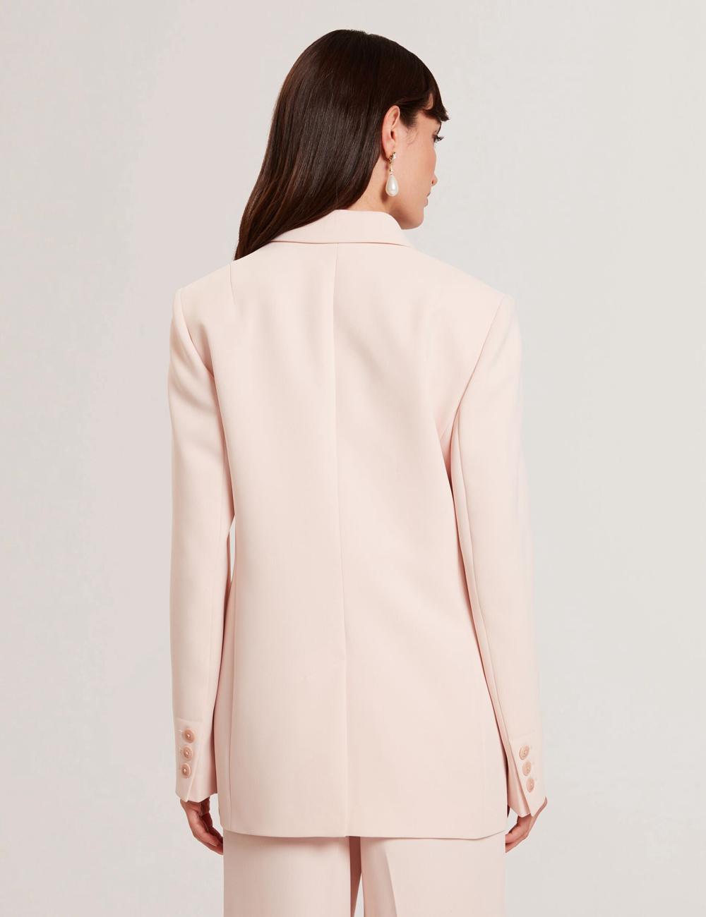 Blazers Ted Baker TRAGA - Tailored Double Breasted Woven Mujer Rosas | DUZB-16495