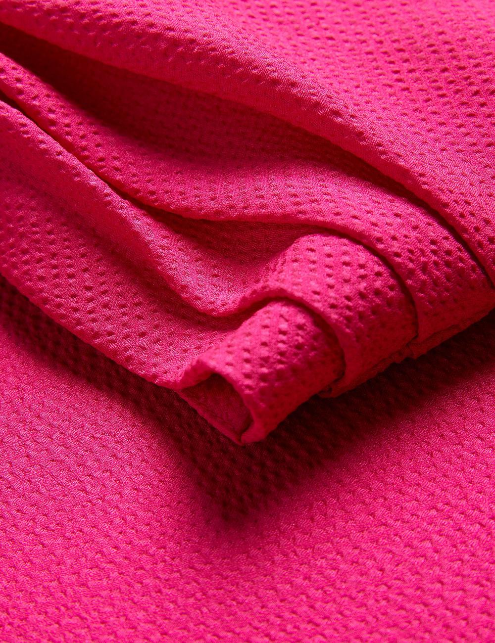 Blusa Ted Baker ANINI - Textured High Neck Sleeveless Top Mujer Fucsia | MHOU-74326