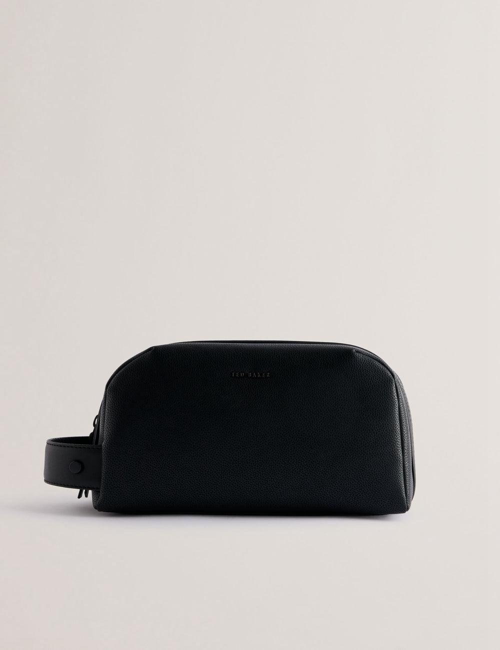 Bolsas De Aseo Ted Baker LANIIS - Grained Bonded Leather Hombre Negras | XUBL-42356