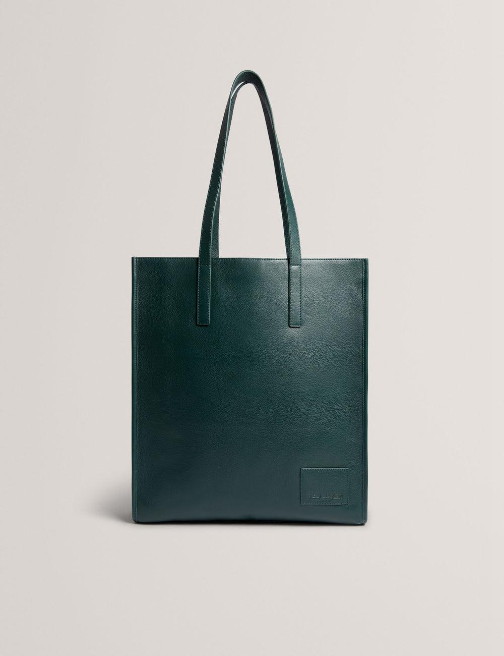 Bolso Tote Ted Baker GRIFFIS - Tall Grained Leather Hombre Verde | LGCB-74186