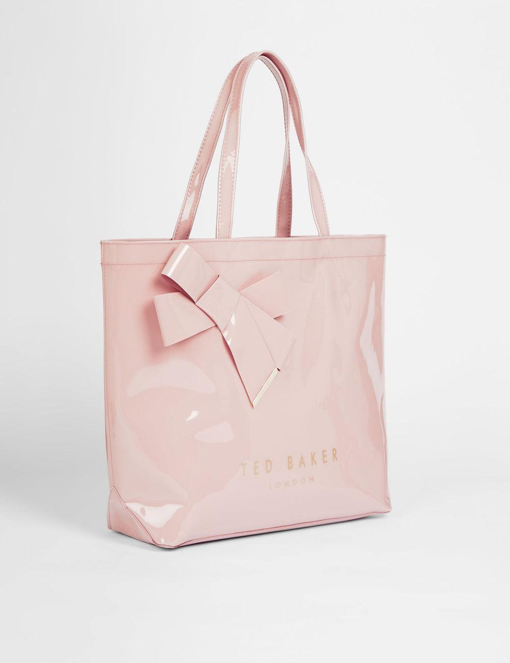 Bolso Tote Ted Baker NICON - Knot Bow Vinyl Icon Mujer Rosas | BRVT-60379