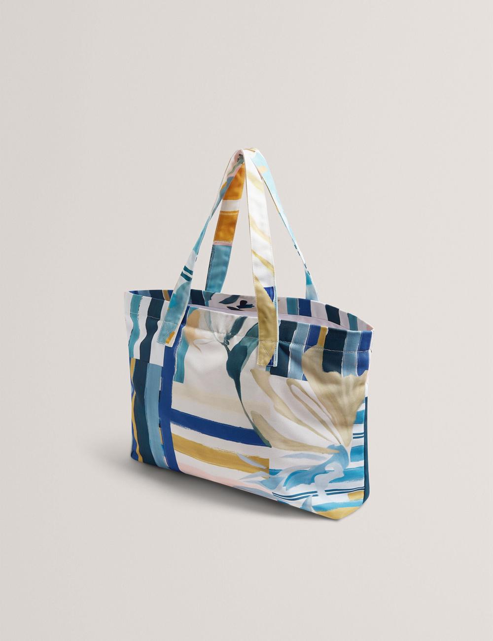 Bolso Tote Ted Baker SHELYSS - Printed Beach & Flip Flops Set Mujer Verde | TZPX-74285