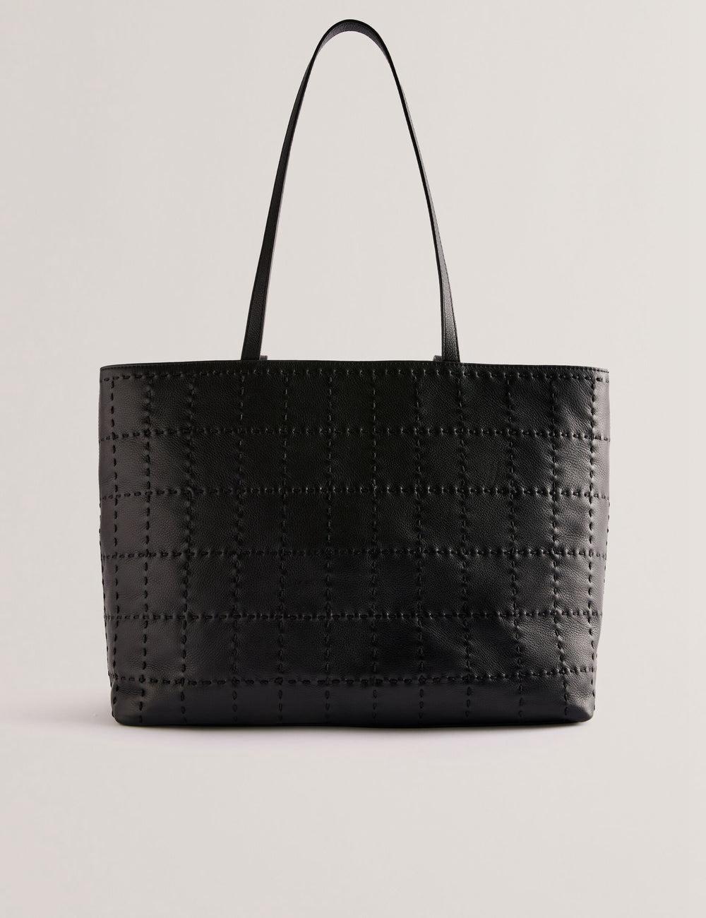 Bolsos Shopper Ted Baker STALIE - Stitch Detail Leather Large Shopper Mujer Negras | CIYJ-15724