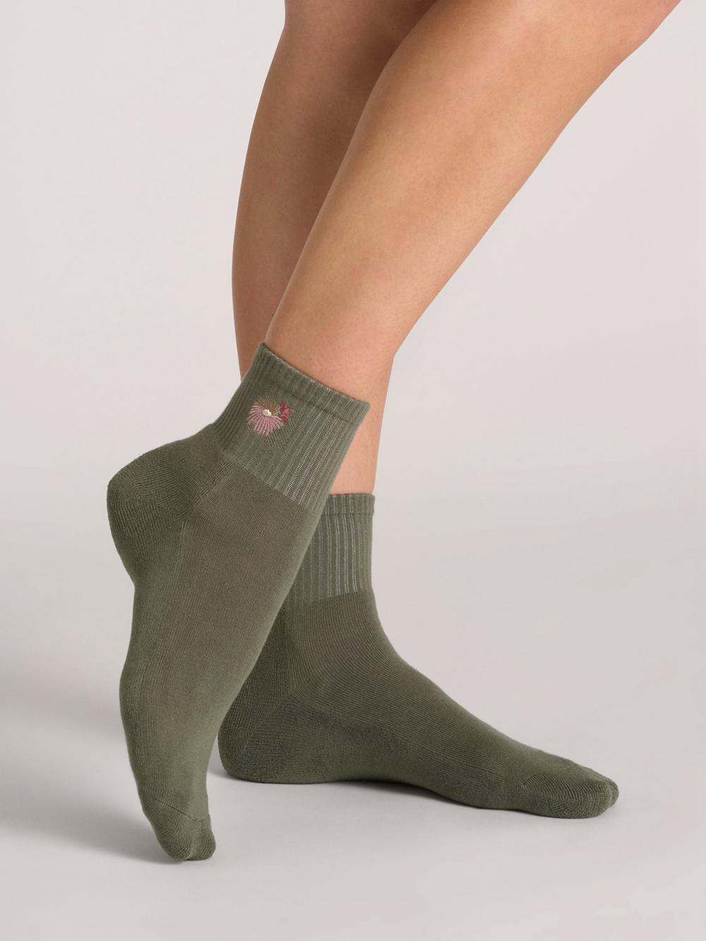 Calcetines Ted Baker 3 Pack Cushioned Sole High Ankle Crew Mujer Rosas | LBKD-65817