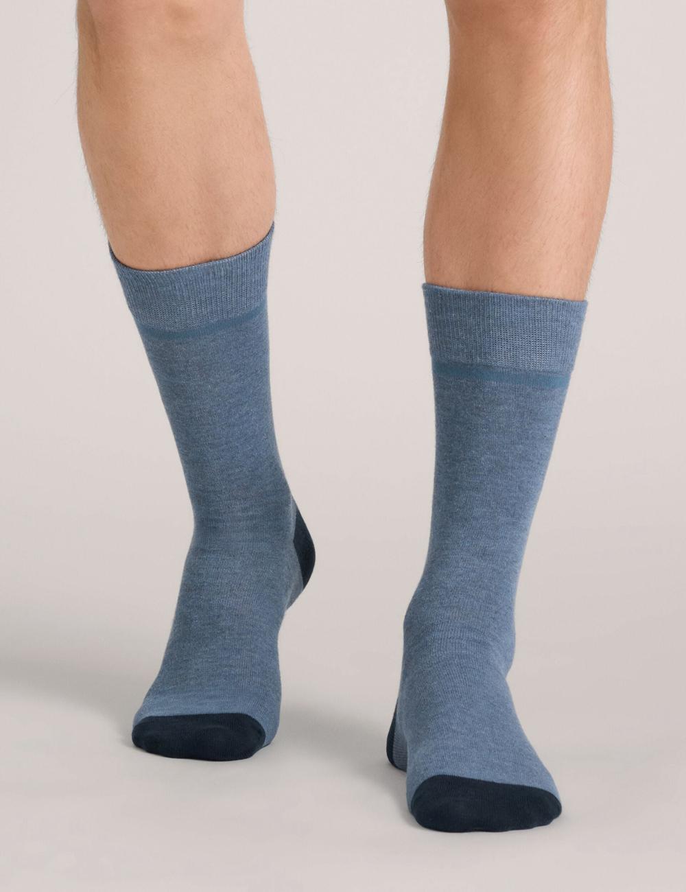 Calcetines Ted Baker 6 Pack Cotton Rich Mixed Crew Hombre Azules | UFSJ-69807