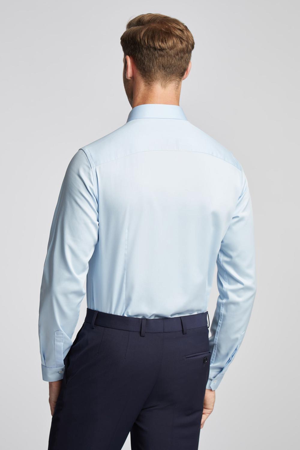 Camisas Ted Baker ISLA - Slim Fit Pure Cotton Hombre Azules | XRJQ-13586