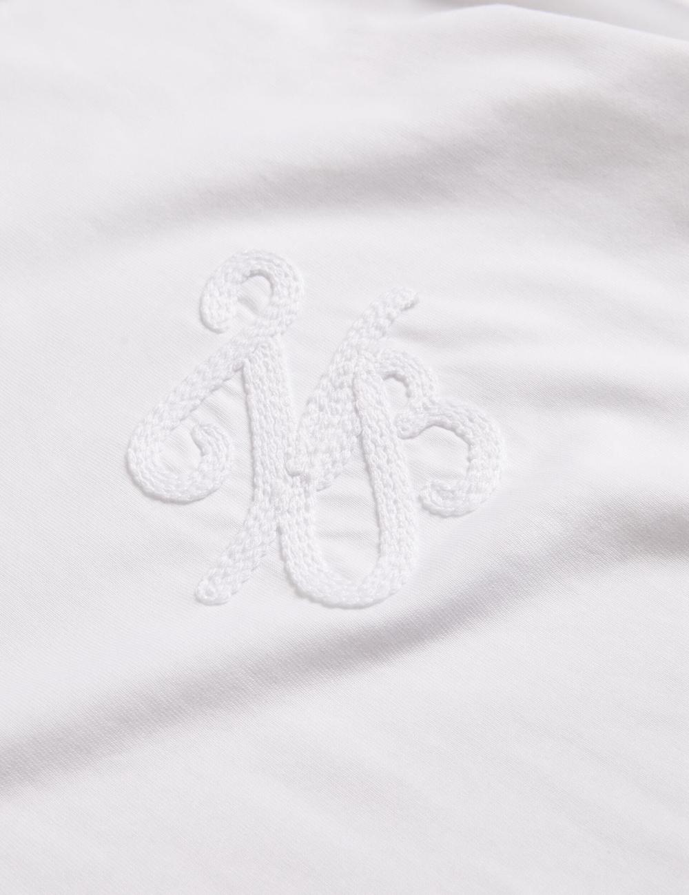 Camiseta Ted Baker MALORRY - Embroidered Logo Boxy Cotton Mujer Blancas | VSGK-63491