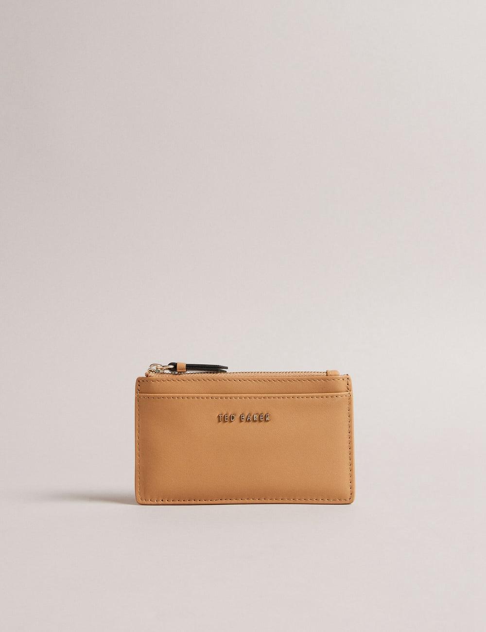 Carteras Ted Baker DARCENA - Branded Leather Zip Coin Mujer Taupe | AFSC-16578