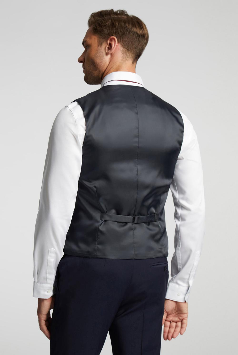 Chaleco De Traje Ted Baker PANAMA - Wool Blend Slim Fit Hombre Azul Marino | TYDP-67038