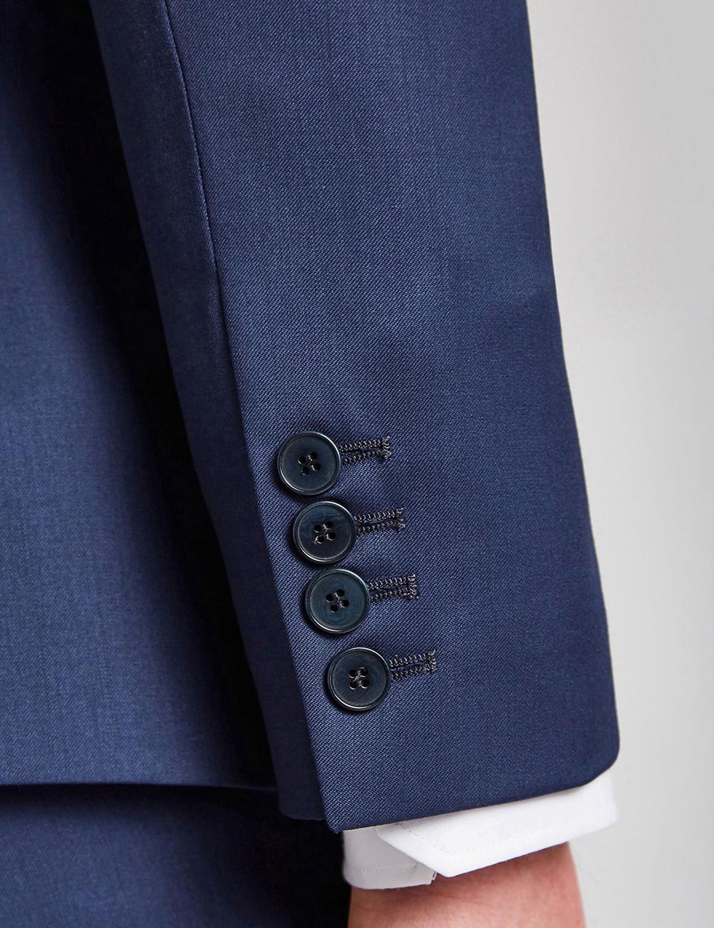 Chaquetas Ted Baker FINLAYJS - Twill Wool Slim Fit Suit Hombre Azules | GYQN-03286