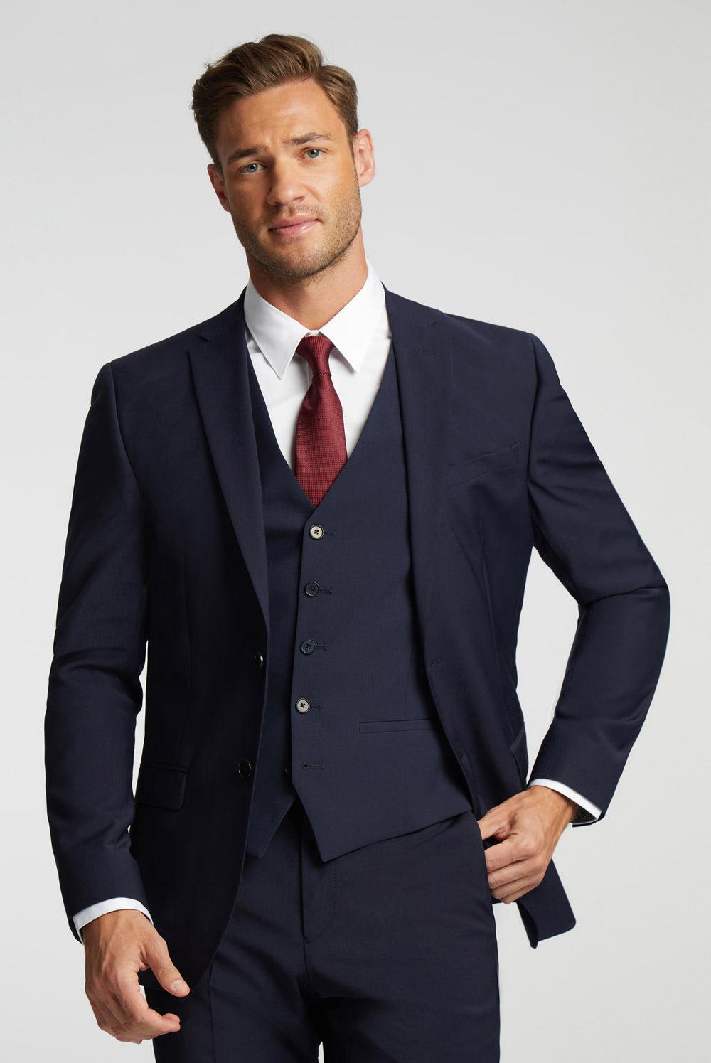 Chaquetas Ted Baker PANAMA - Wool Blend Slim Fit Suit Hombre Azul Marino | CKIL-84526