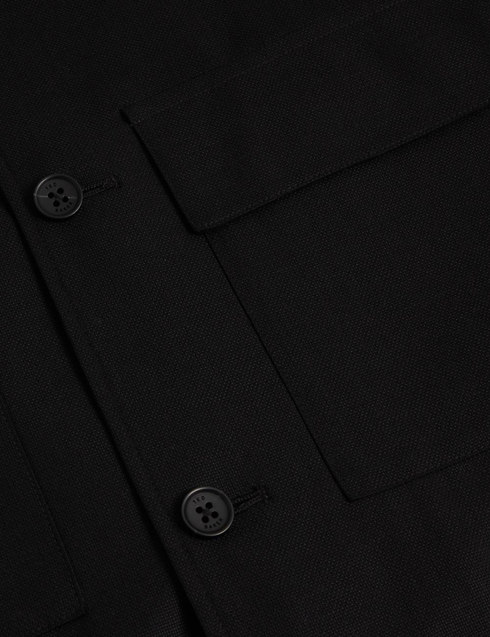 Chaquetas Ted Baker SELWYNJ - Lightweight Wool Blend Hombre Negras | YVMQ-19638