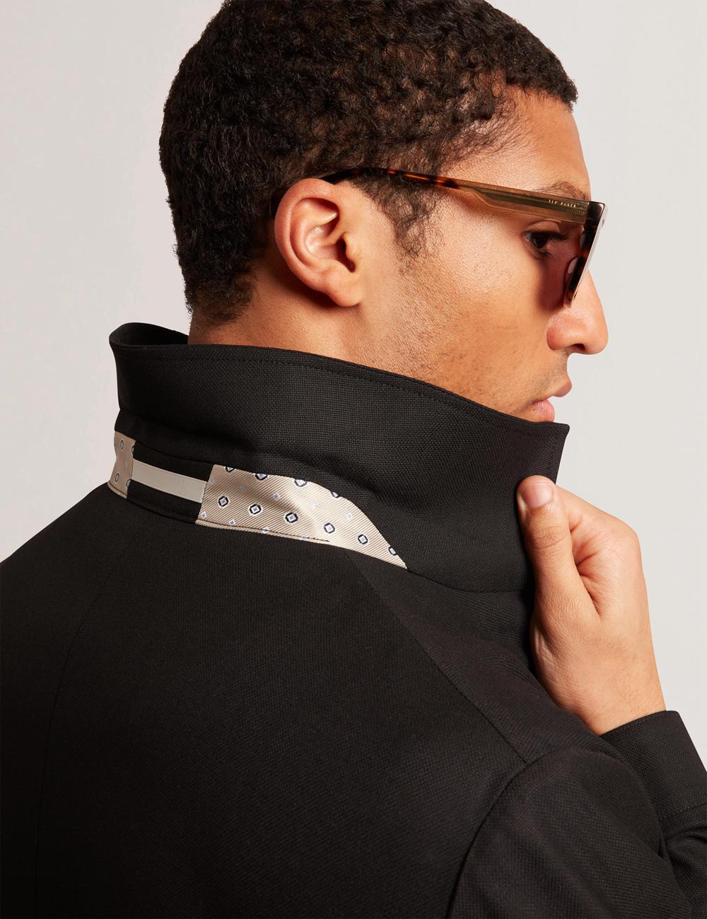 Chaquetas Ted Baker SELWYNJ - Lightweight Wool Blend Hombre Negras | YVMQ-19638