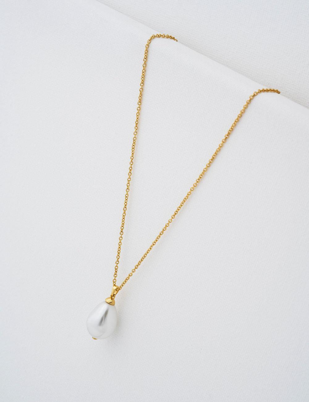 Collares Ted Baker PARMLIA - Pearl Drop Pendant Mujer Doradas | DFMG-60475