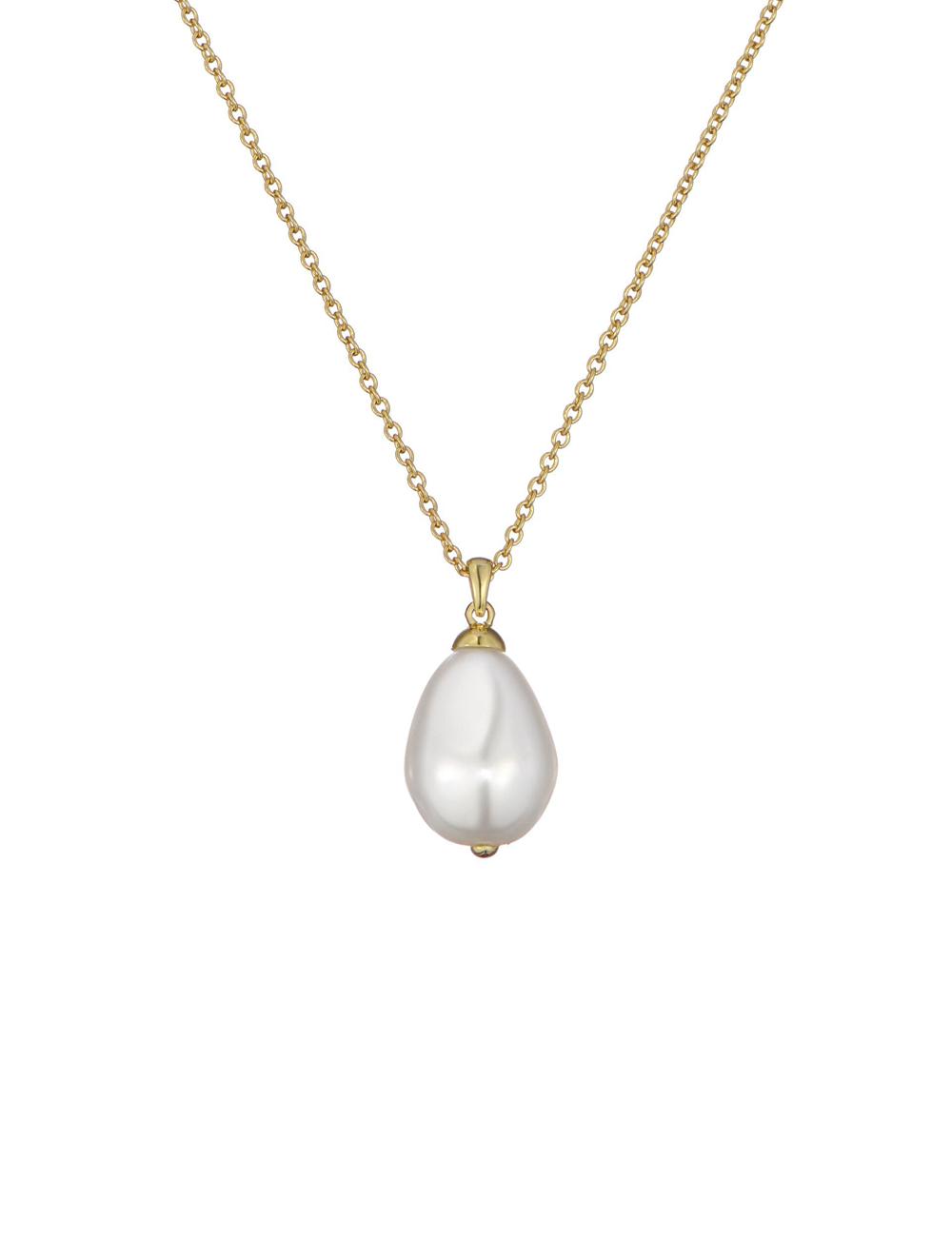 Collares Ted Baker PARMLIA - Pearl Drop Pendant Mujer Doradas | DFMG-60475