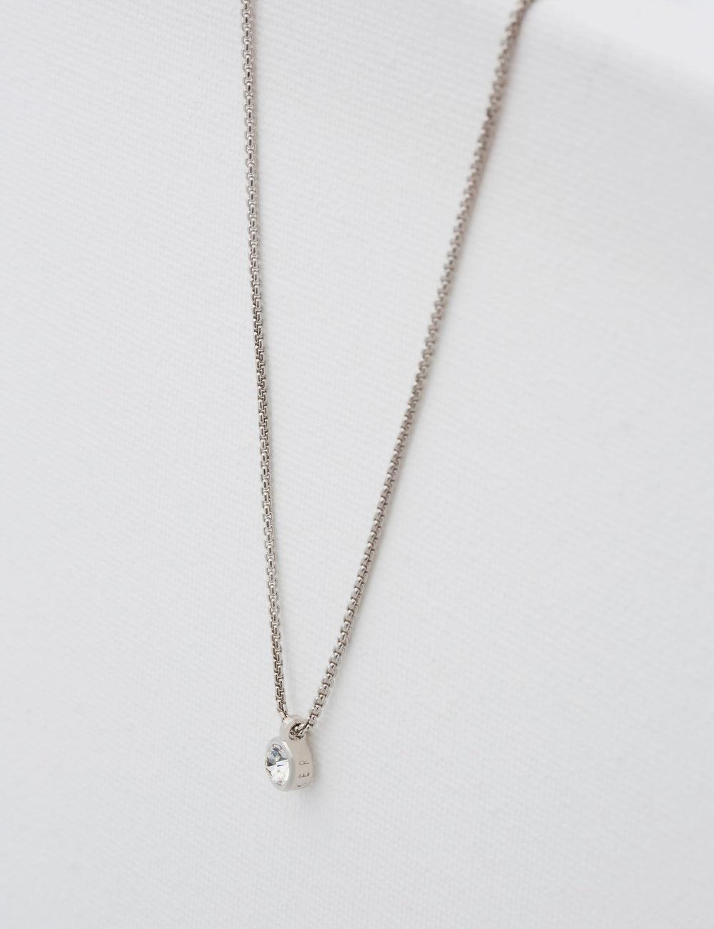 Collares Ted Baker SININAA - Mini Crystal Pendant Mujer Plateadas | OGLE-49587