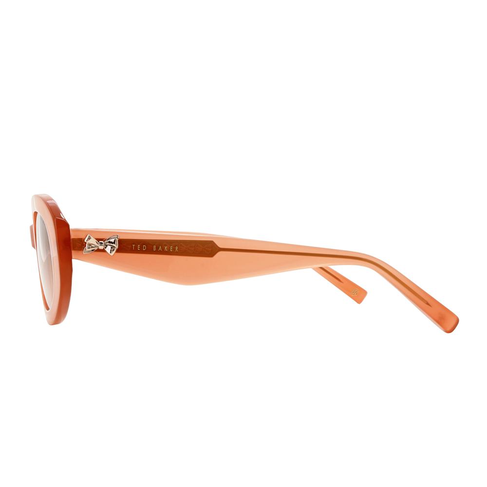 Gafas de Sol Ted Baker DAISIE - Chunky Oval Bow Detail Mujer Rosas Rosas | PYMW-89401