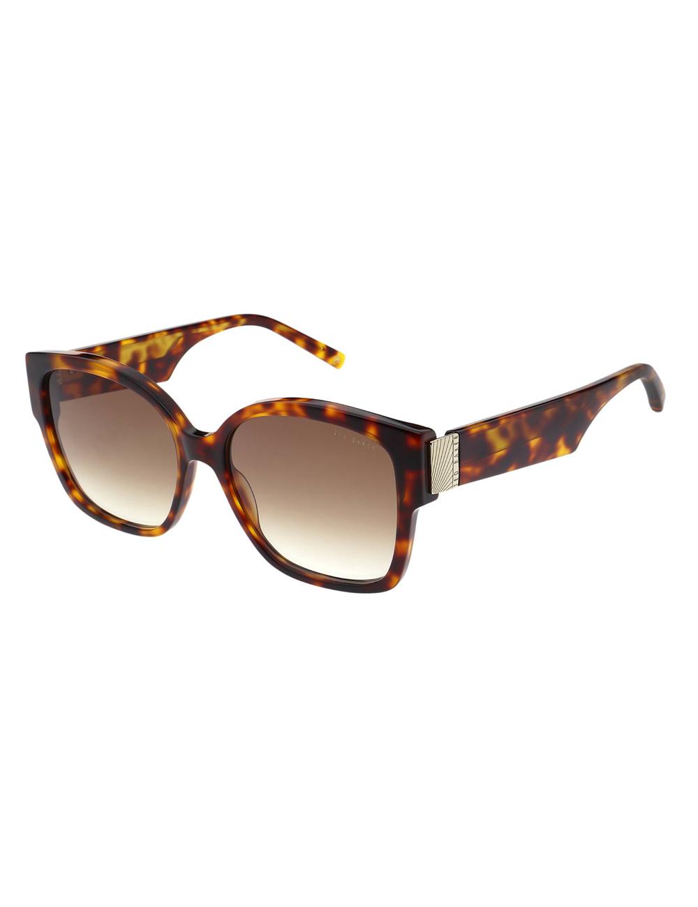 Gafas de Sol Ted Baker LINIA - Oversized Square Hardware Detail Mujer Marrones | TFSD-75683