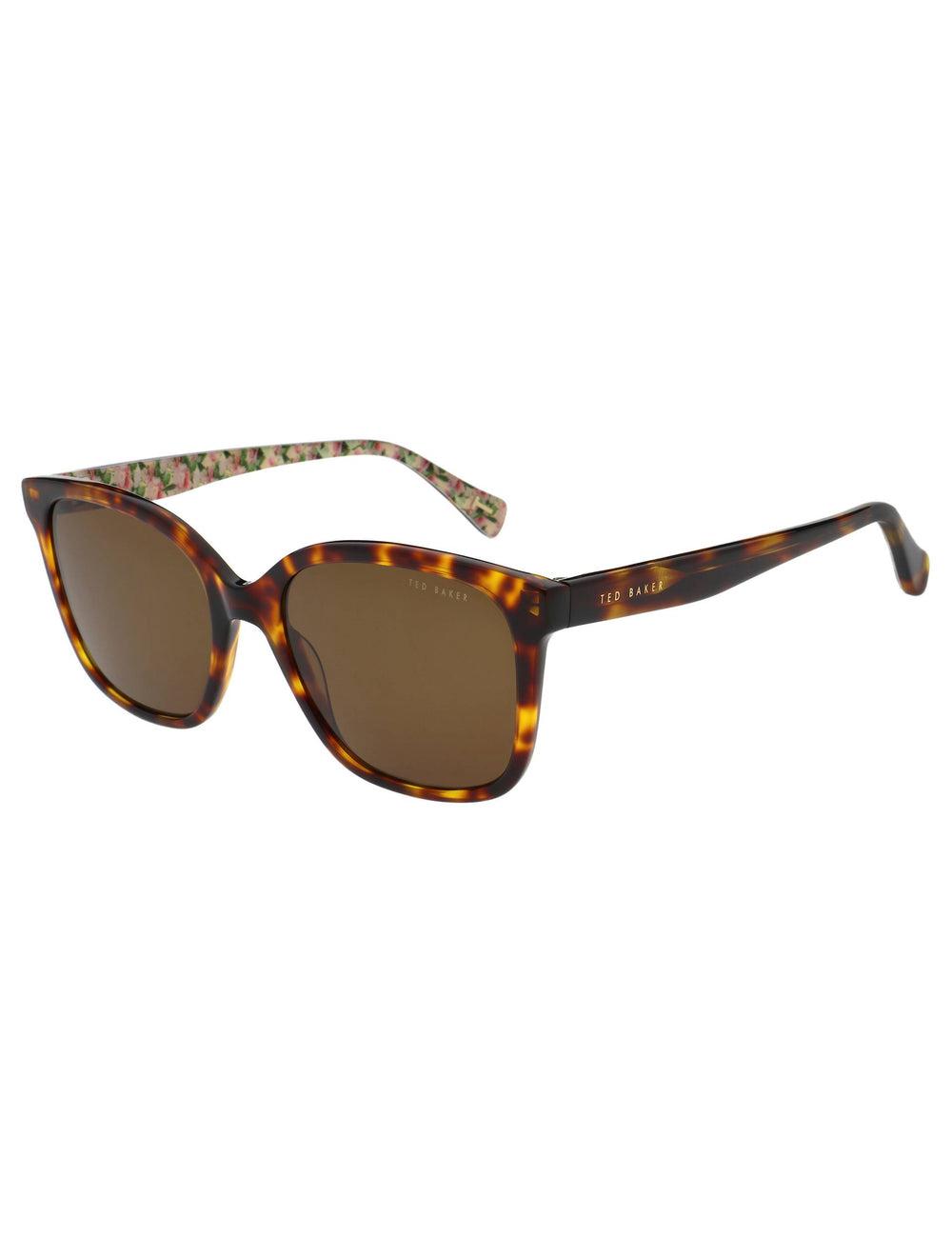 Gafas de Sol Ted Baker SHANEY - Classic Square Print Detail Mujer Marrones | YJVD-98147