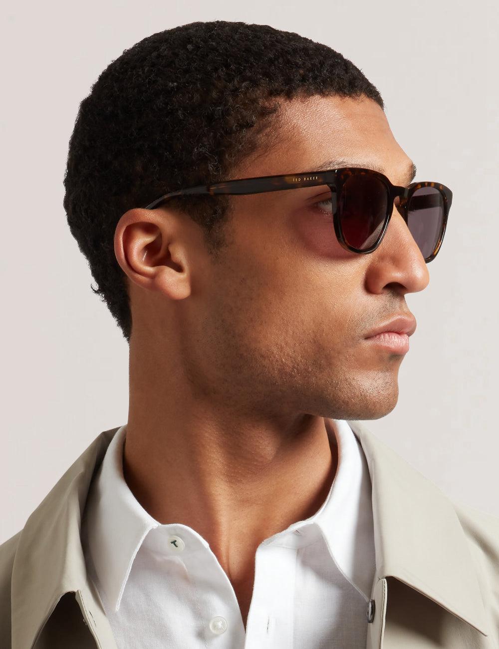 Gafas de Sol Ted Baker SORLEY - Classic Rounded Eye Hombre Tort | FGPN-16428