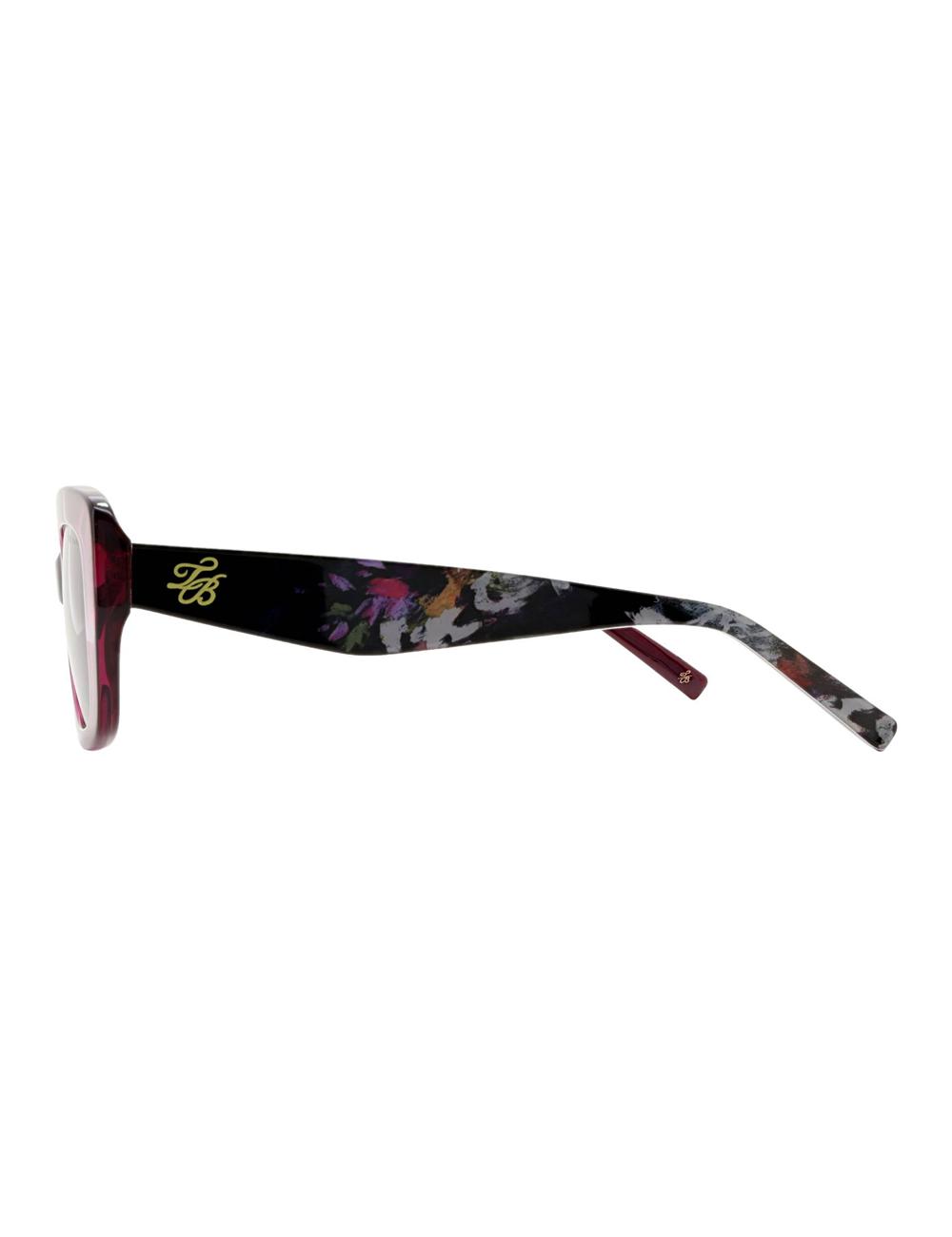Gafas de Sol Ted Baker SUMMER - Print Detail Chunky Wrap Mujer Moradas | HTUC-49325