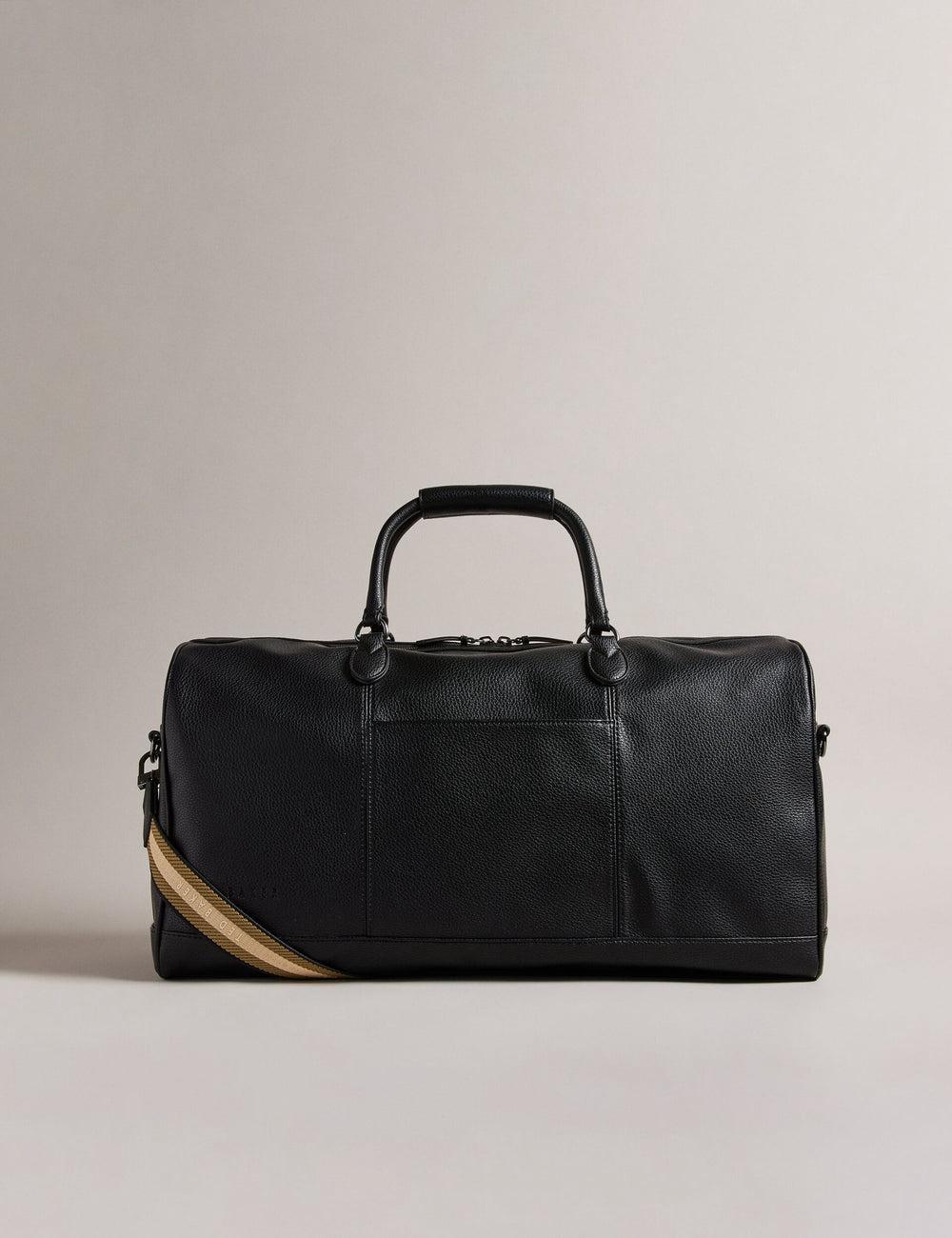 Holdall Bags Ted Baker KALVIN - Webbing Faux Leather Hombre Negras | WRTK-03678