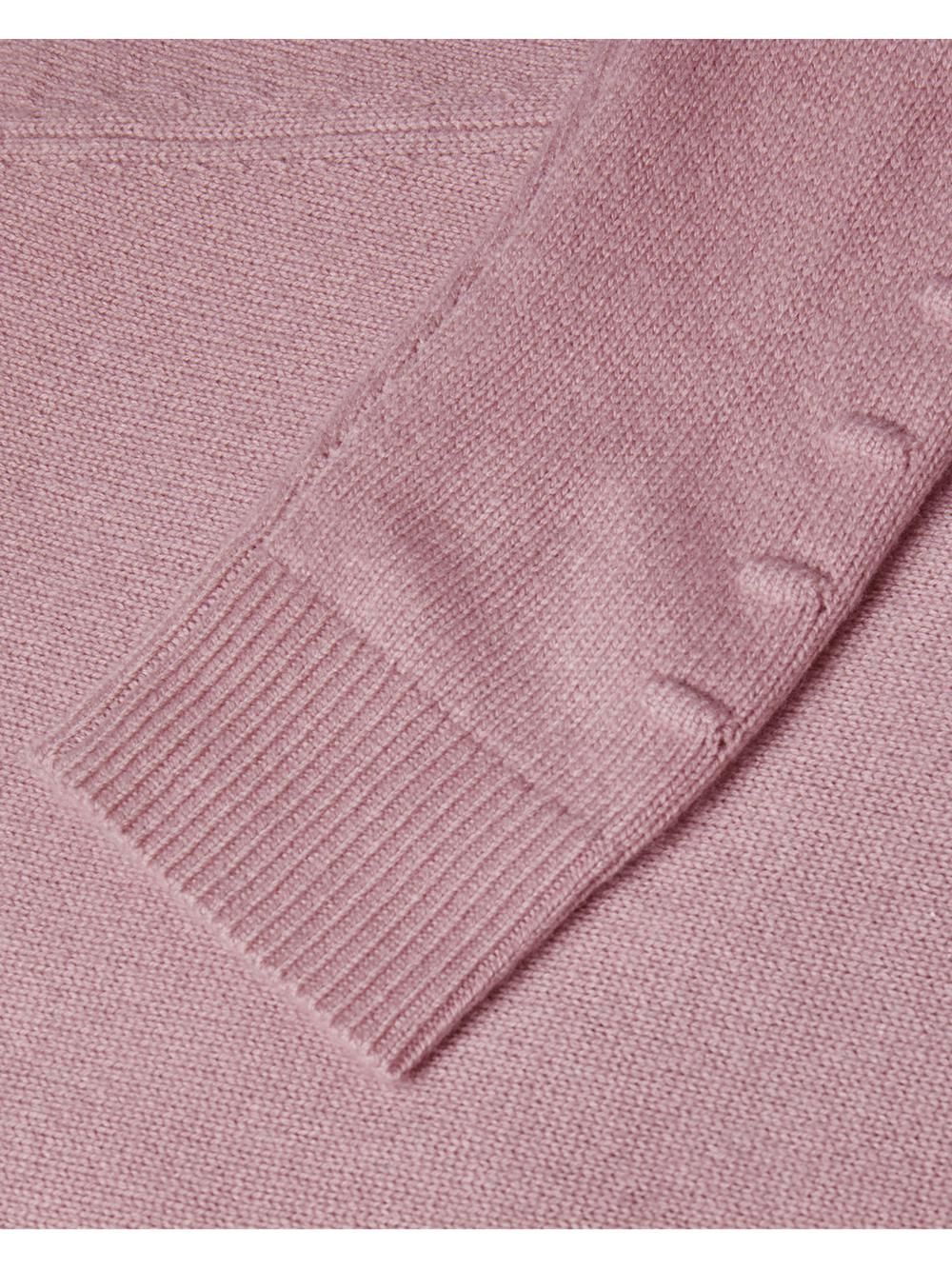 Jerséis Ted Baker LISSIAH - Bobble Detail Shirt Hem Knitted Mujer Rosas | SKRM-13926