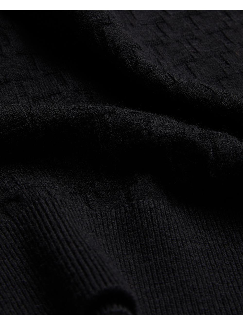 Jerséis Ted Baker LOUNG - Textured T Knit Crew Neck Hombre Negras | HMZT-28541