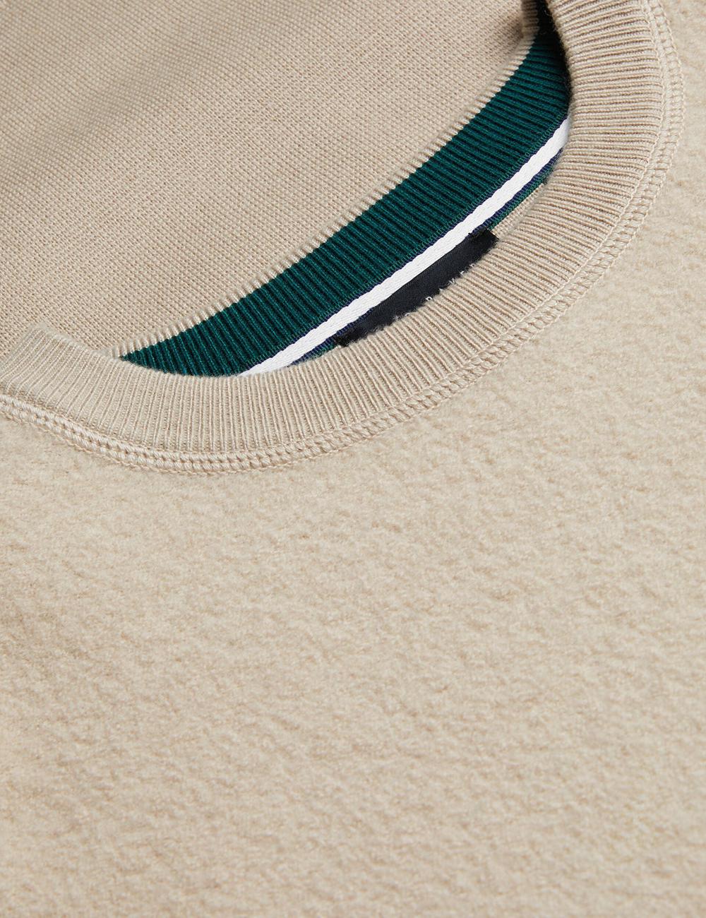Jerséis Ted Baker OLMSTE - Boucle Wool Blend Crew Neck Hombre Taupe | ATMU-16354