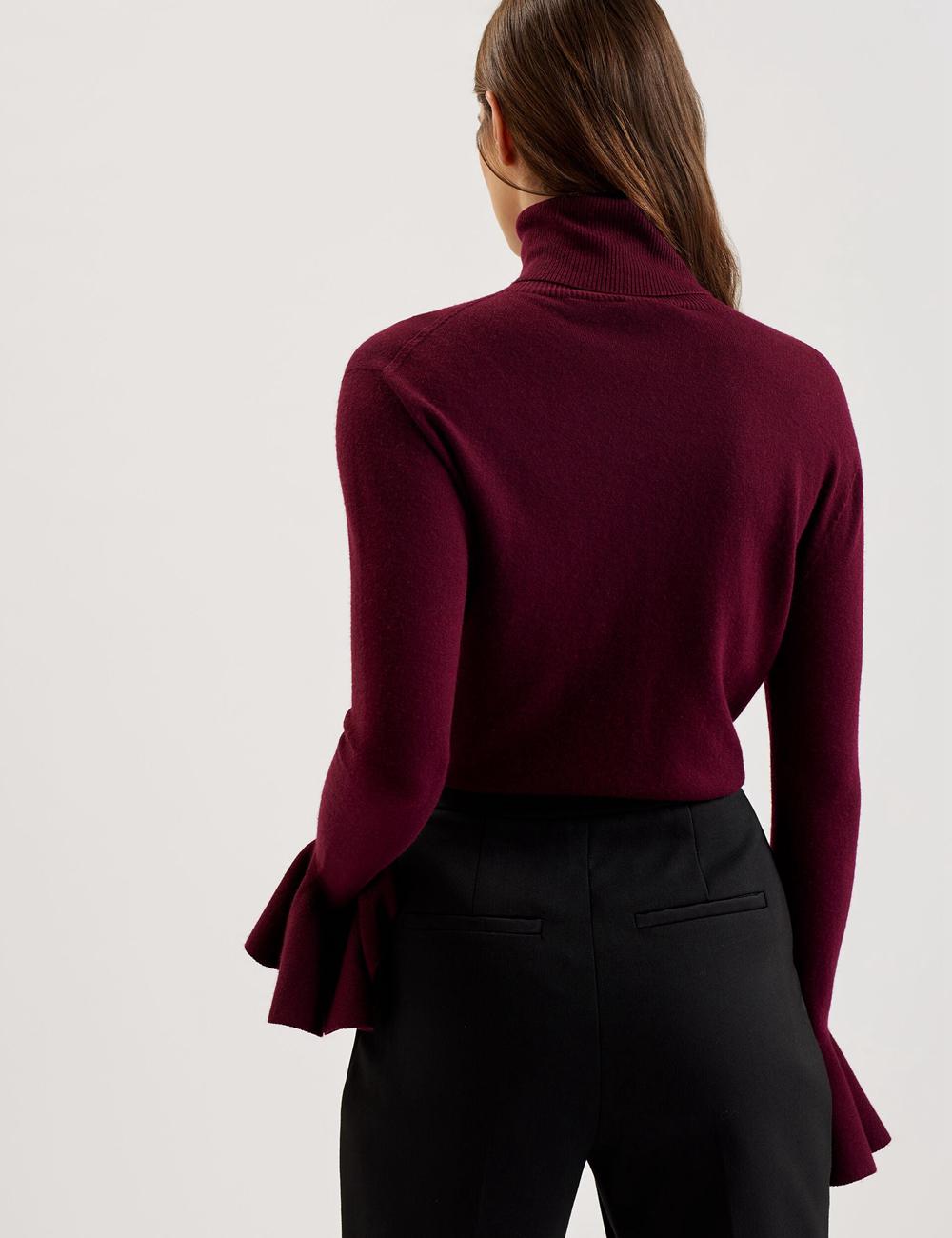 Jerséis Ted Baker TAMSENN - Roll Neck Wool Cashmere Mujer Rojas | JOPI-98401
