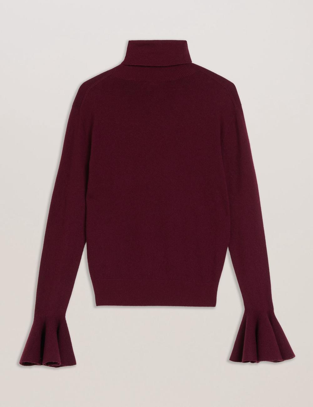 Jerséis Ted Baker TAMSENN - Roll Neck Wool Cashmere Mujer Rojas | JOPI-98401