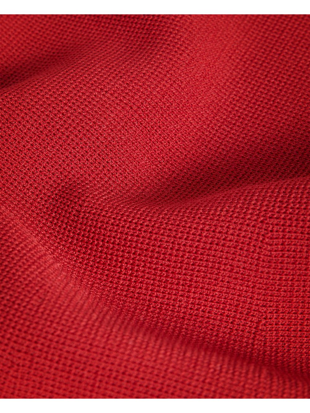 Mini Vestido Ted Baker CANDDY - Pleated Hem Bodycon Knit Mujer Rojas | XBSJ-10264