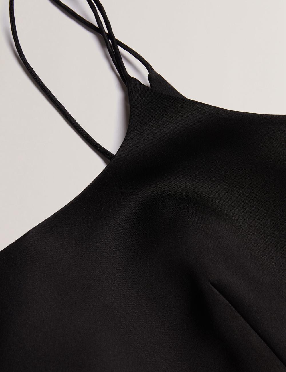 Mini Vestido Ted Baker KAVALA - Strap Square Neck Mujer Negras | PMJI-81079