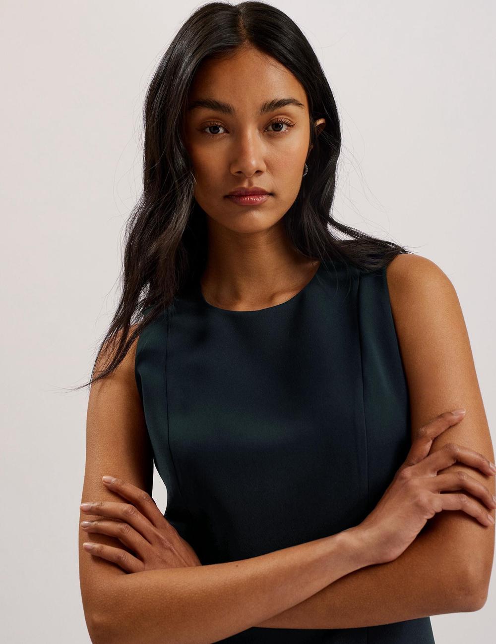 Mini Vestido Ted Baker SORRAL - Line Tailored Mujer Negras | VBDW-49503