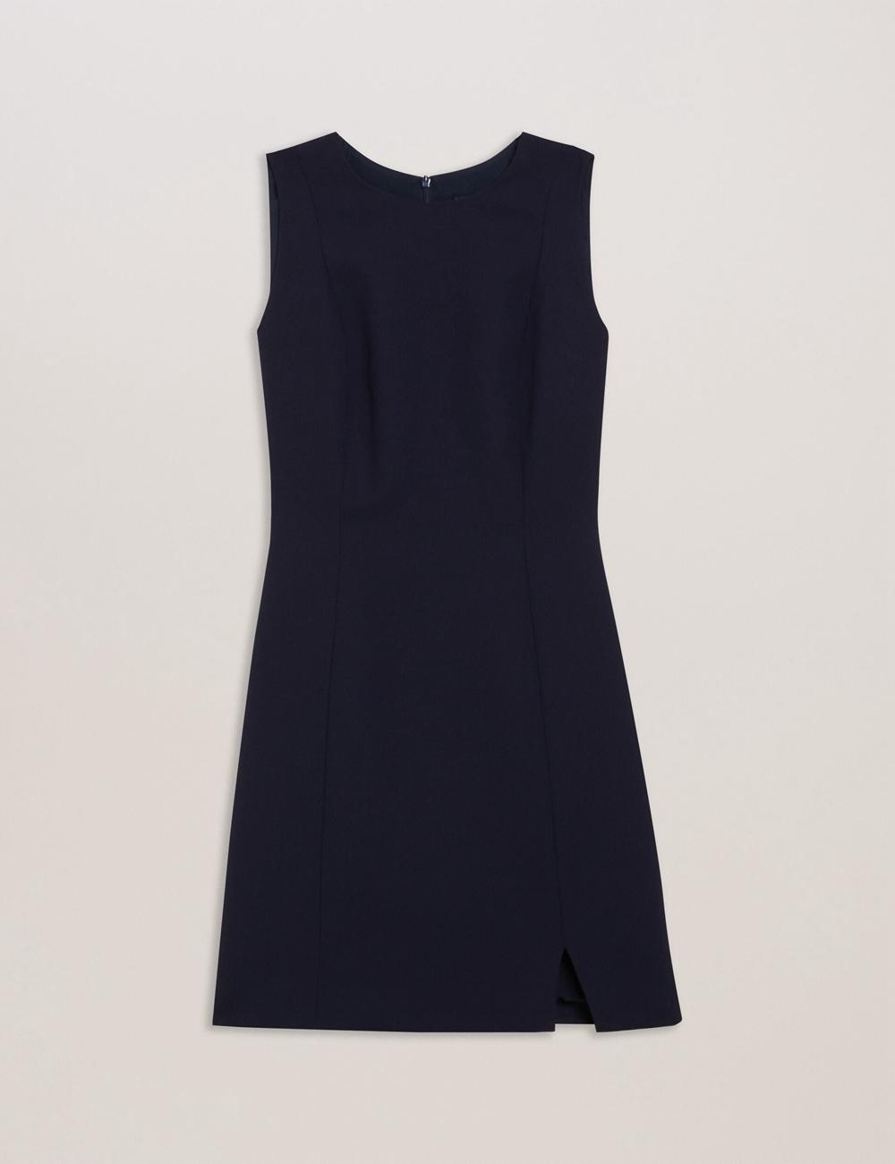 Mini Vestido Ted Baker SORRAL - Sleeveless Tailored With Side Split Mujer Azul Marino | BGYS-05642