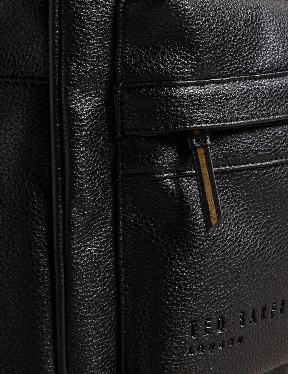 Mochilas Ted Baker KAILEB - Webbing Strap Faux Leather Hombre Negras | KJZW-08723