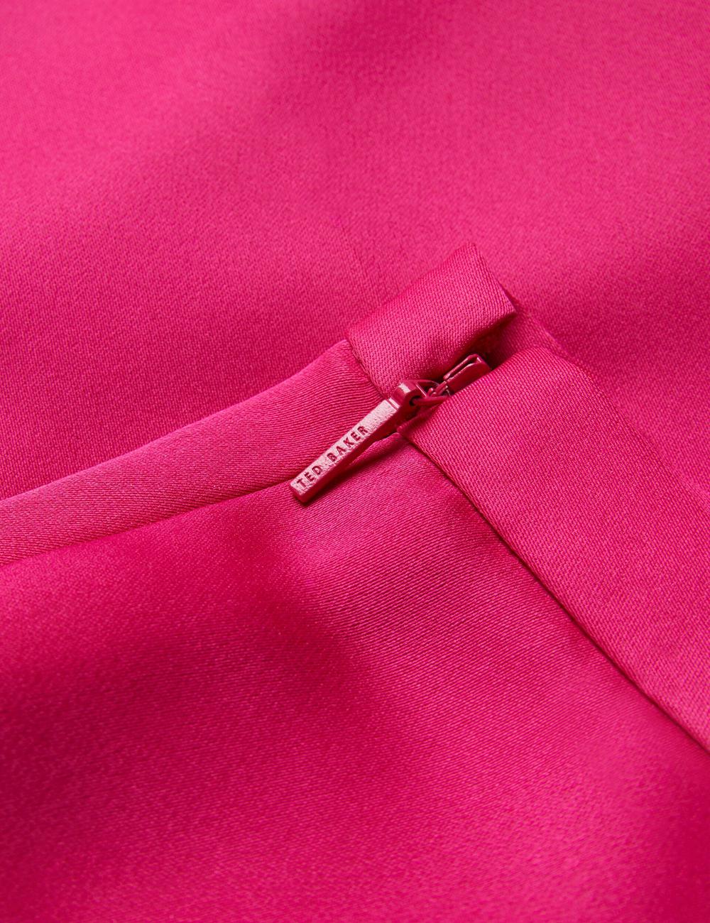 Pantalones Ted Baker AKENIT - Satin Tailored Slim Leg Mujer Fucsia | UERK-48079