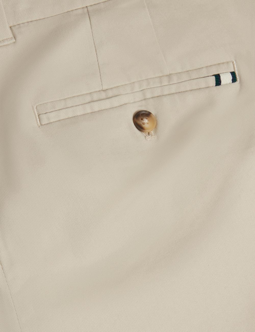 Pantalones Ted Baker BATFORD - Slim Fit Cotton Blend Chinos Hombre Tan | ATWD-92850