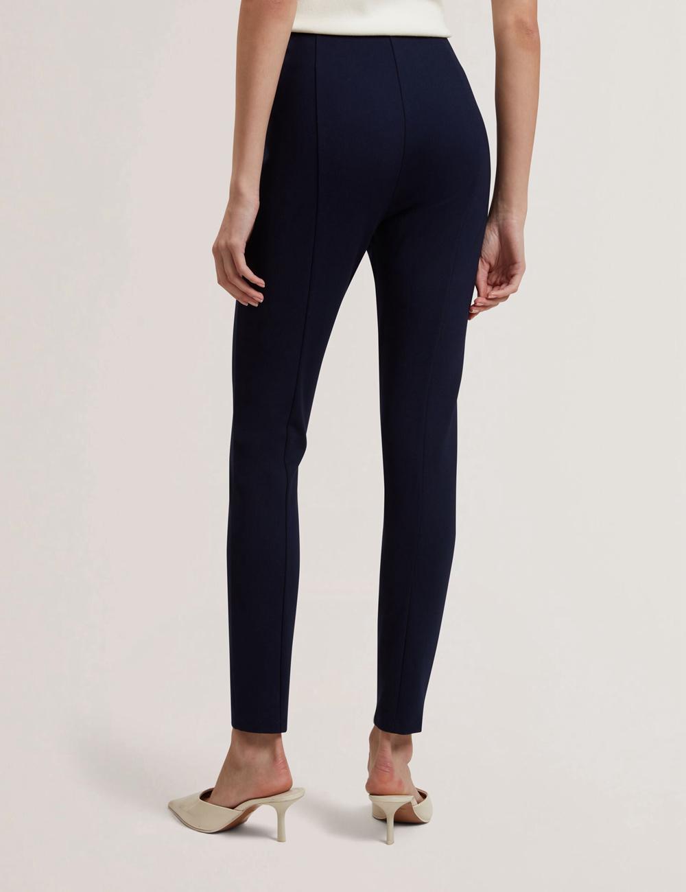 Pantalones Ted Baker FELINDA - Fly Front Stretchy Mujer Azul Marino | GVKU-07184