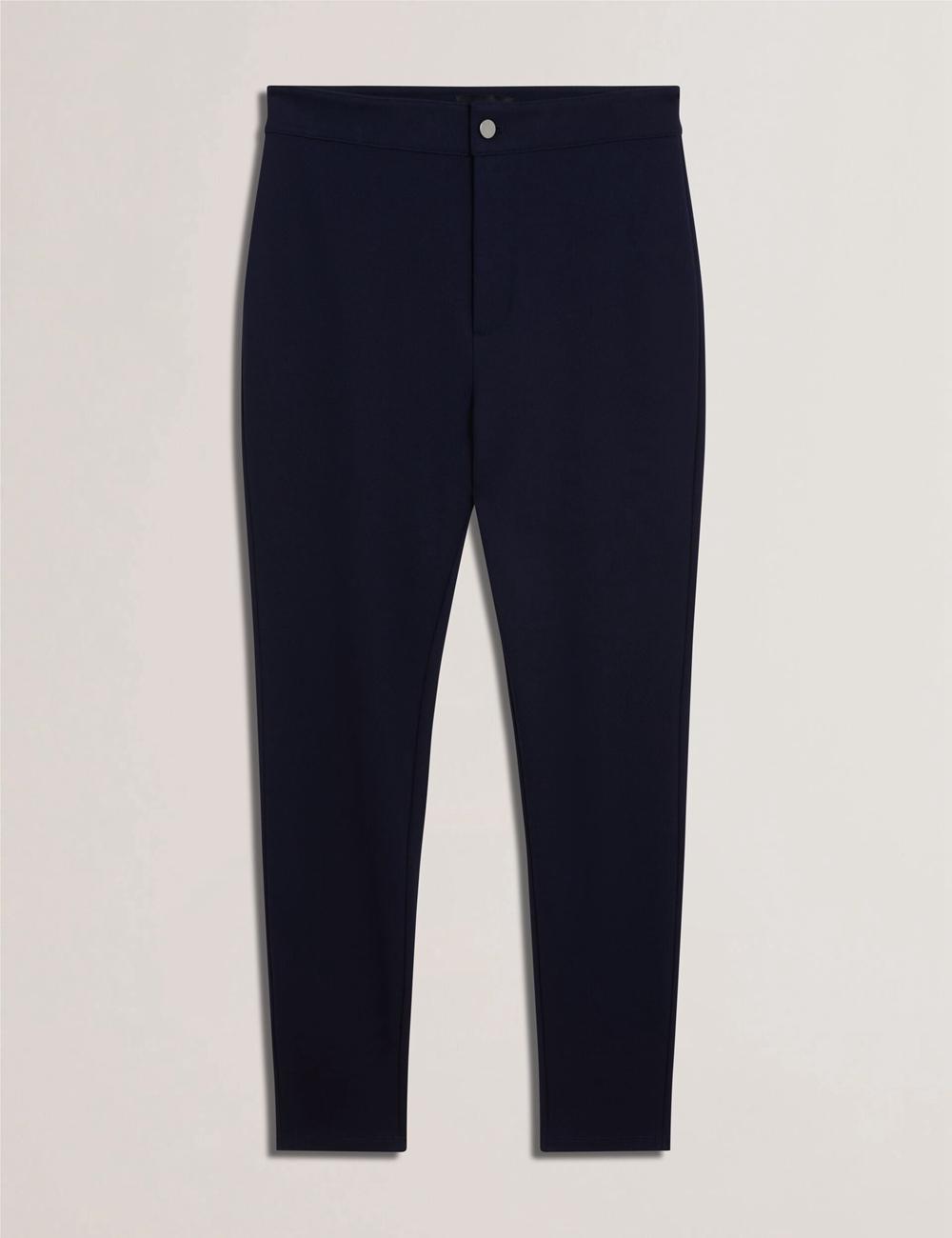 Pantalones Ted Baker FELINDA - Fly Front Stretchy Mujer Azul Marino | GVKU-07184