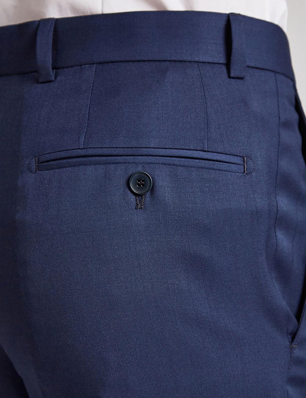 Pantalones Ted Baker FINLAYTS - Twill Wool Slim Fit Suit Hombre Azules | ZXPH-72365